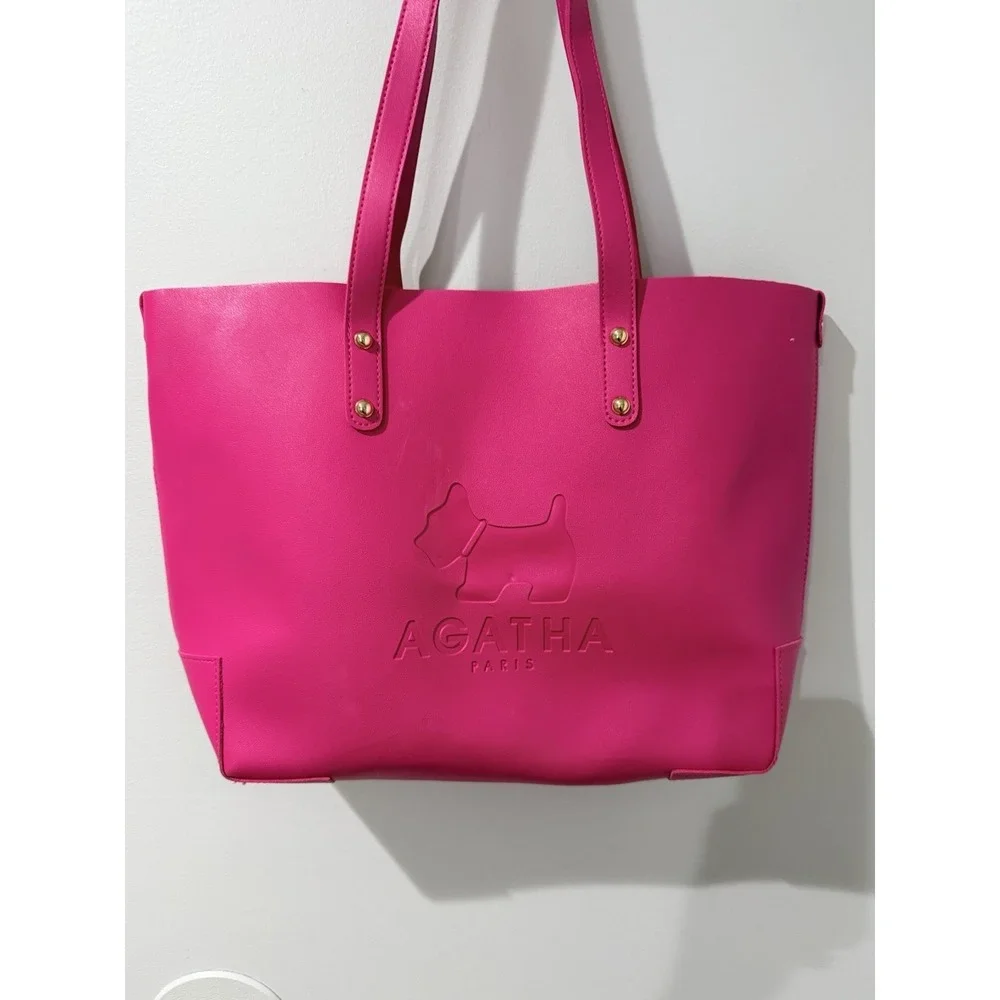 Agatha Paris Scotty Pink Handbag Purse J‎
